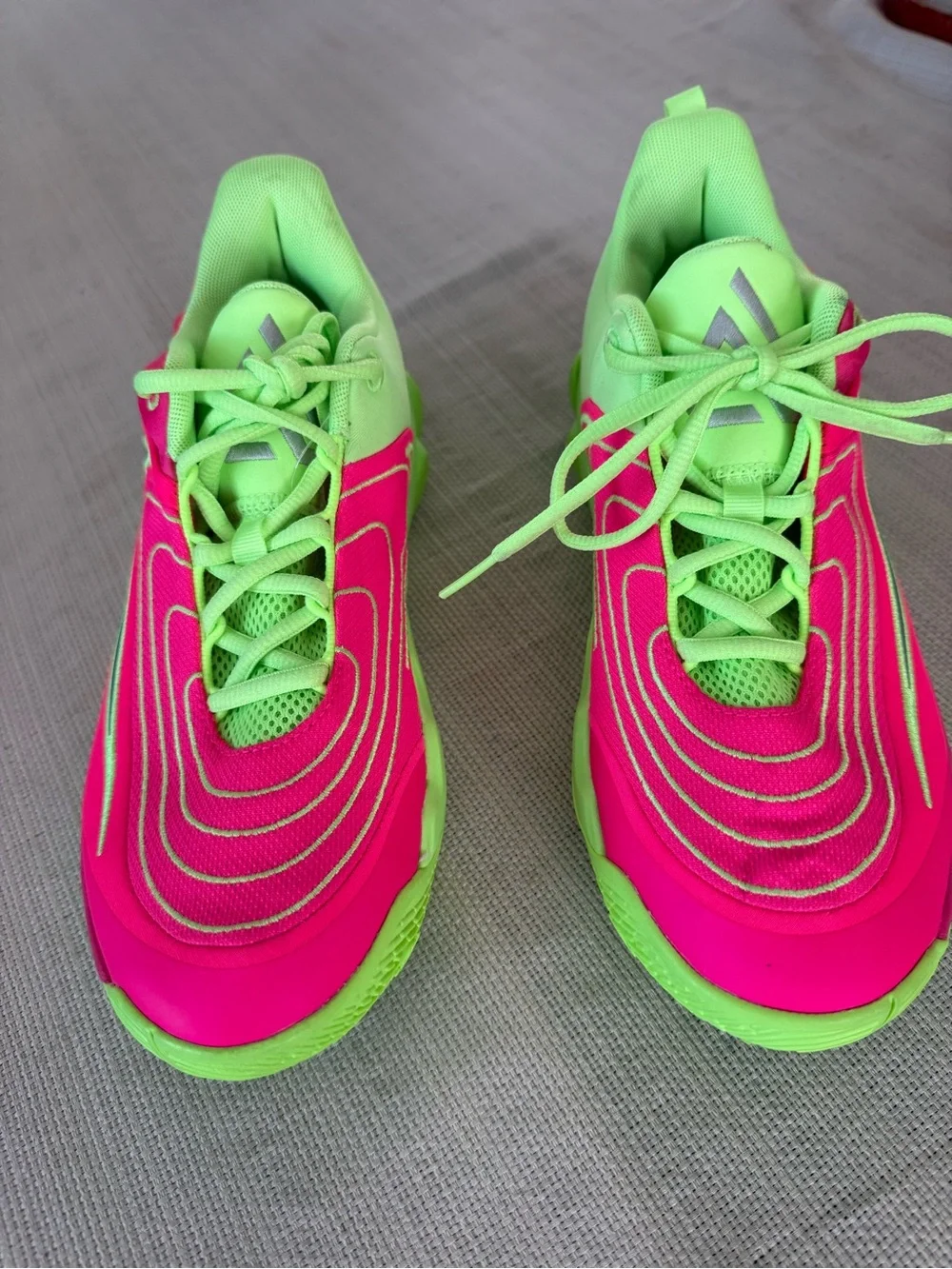 Nike GIANNIS IMMORTALITY 4 BASKETBALL Neon Pink & Green Athletic Sneaker